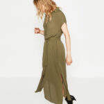 GRECERELLE 2026 Women Year-Round Casual Round Neck Loose Split Wrinkle-Free Long Maxi Vacation Dress with Pockets (XXS-4XL)